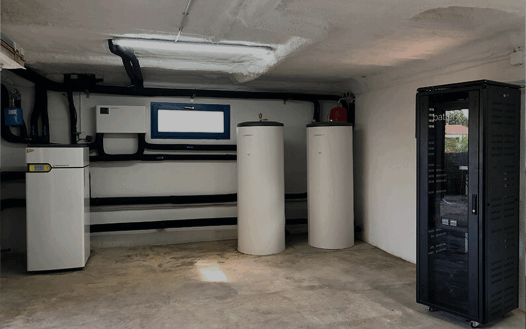 Hibridació geotermia Waterkotte fotovoltaica autoconsum Castellcir